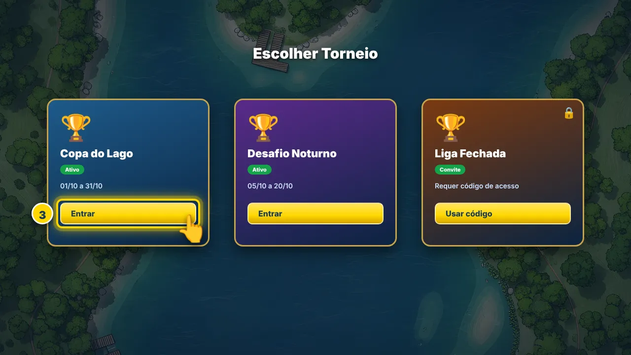 Escolha o torneio
