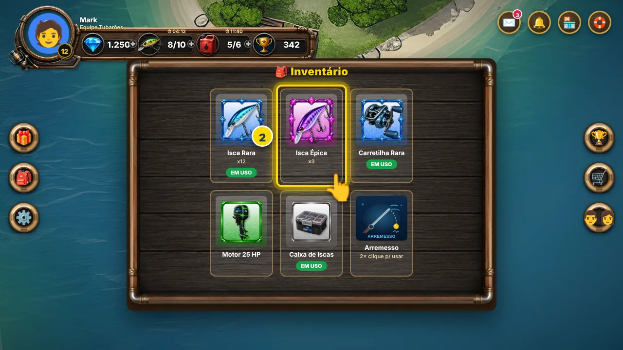 Escolha o item