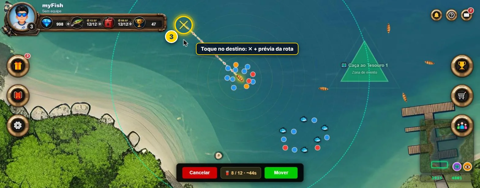 Escolha o destino